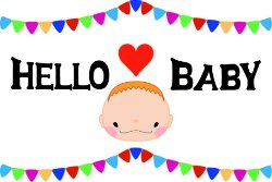 HELLO　BABY（イラスト）